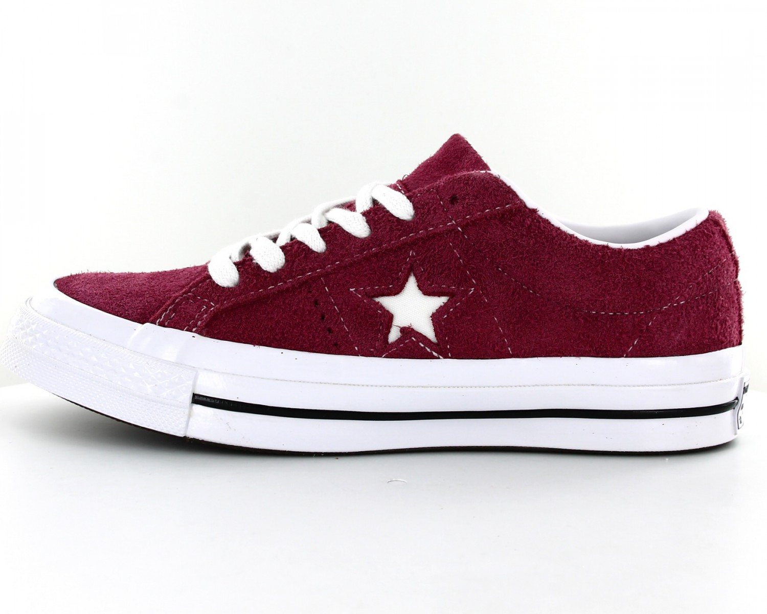 Converse one star femme on sale bordeaux